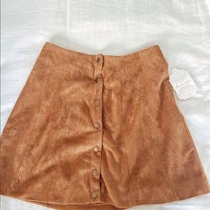 altar’d state Women’s Suede Skirt